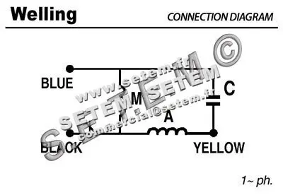 7239000014-MOTEUR WELLING YDK250.6 "9073002300" 4