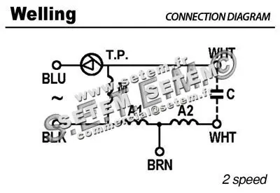 7239000208-MOTEUR WELLING YDK80.4R "B032776H01" 4