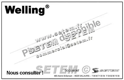 7239001620-MOTEUR WELLING YFK.34.4 "C025323H03" 3