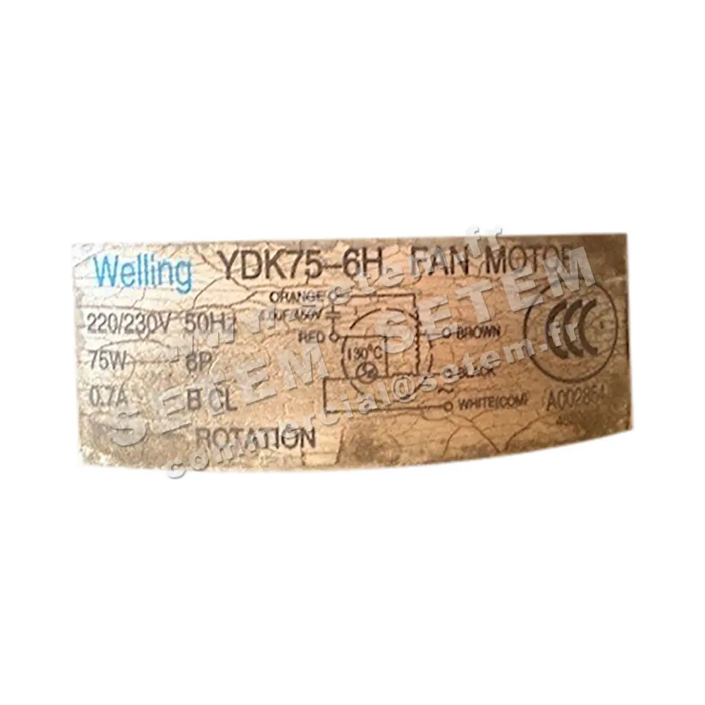 7239002004-MOTEUR WELLING YDK75.6H "4520261R" 4