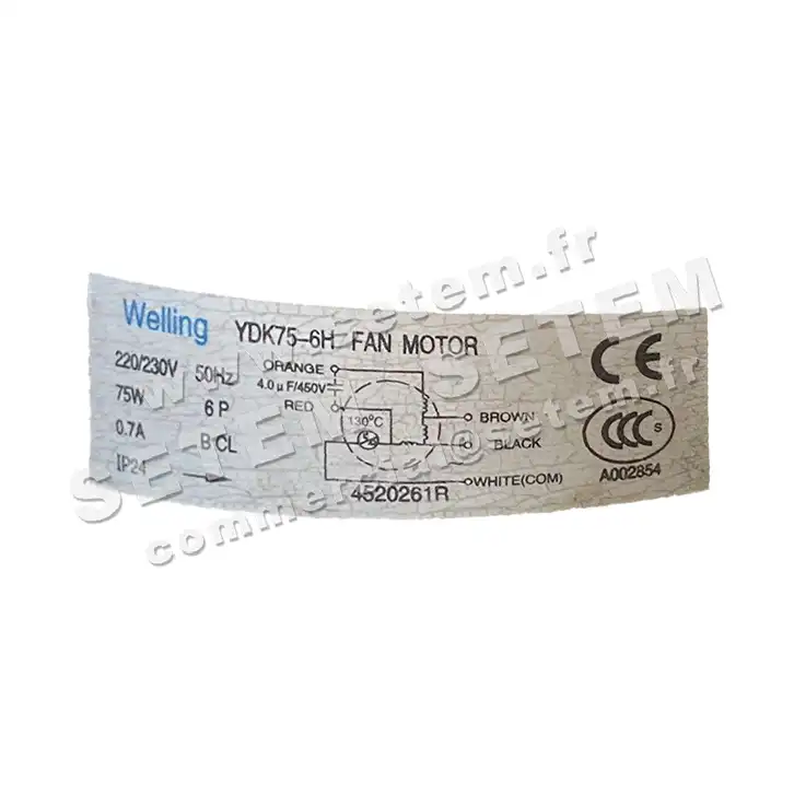 7239002004-MOTEUR WELLING YDK75.6H "4520261R"
