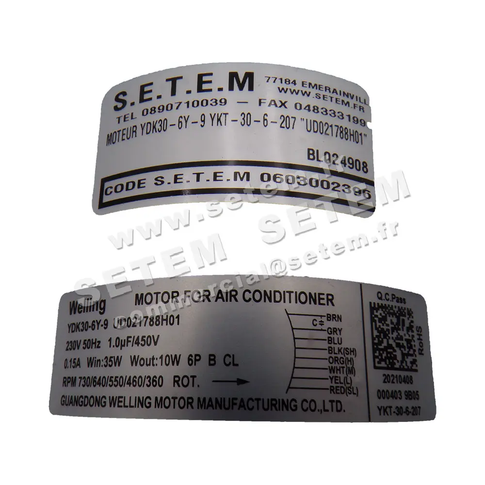 7239002020-MOTEUR WELLING YDK30-6Y-9 YKT-30-6-207 "UD021788H01" 7