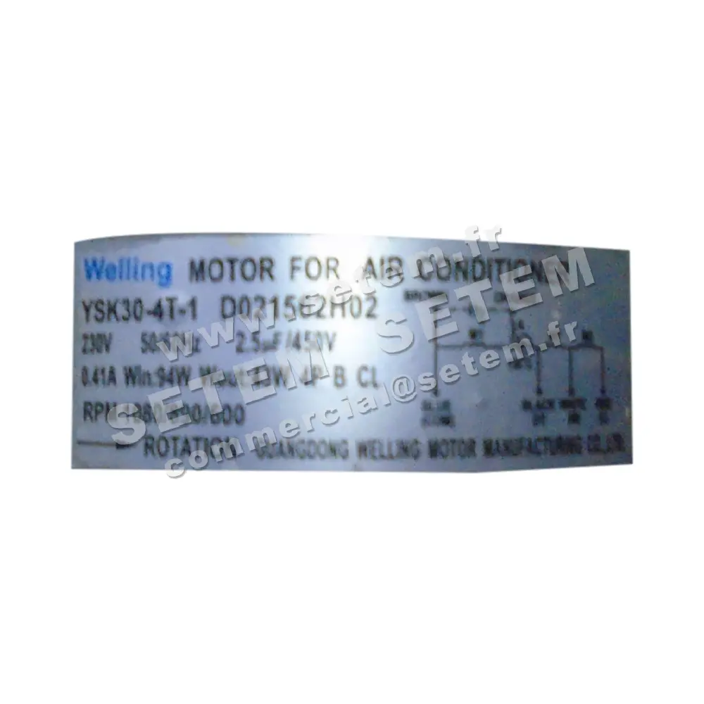 MOTEUR YSK30-4T-1 "D021562H02""" 2