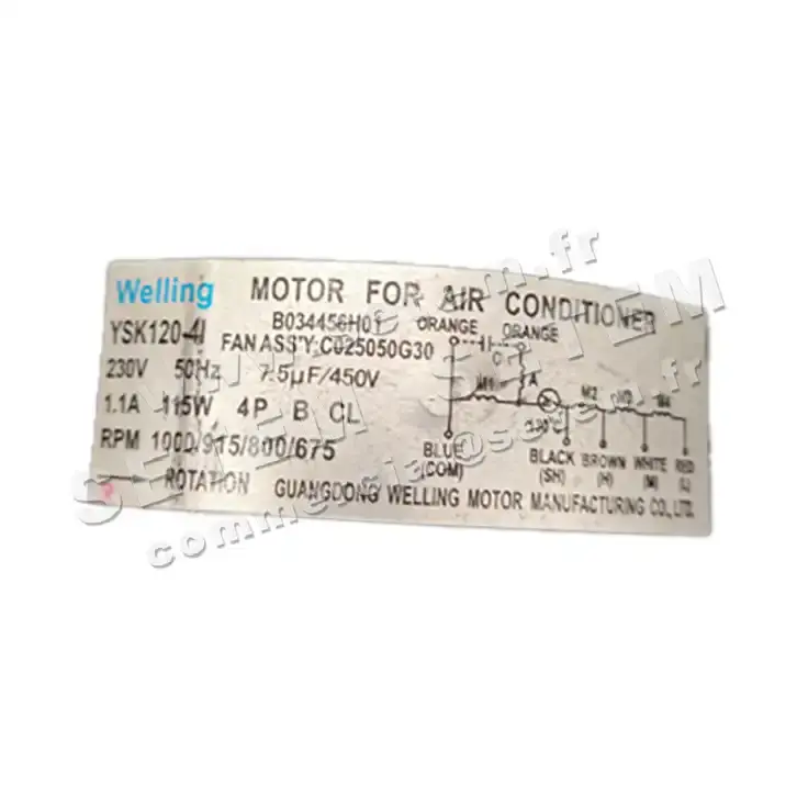 MOTEUR YSK120-4I C025050G30 "B034456H01"""