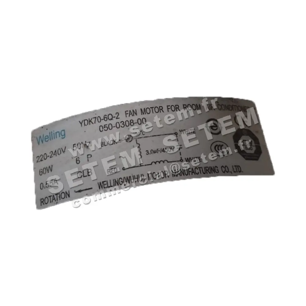 7239006584-MOTEUR WELLING YDK70.6Q.1 "050.0308.00"