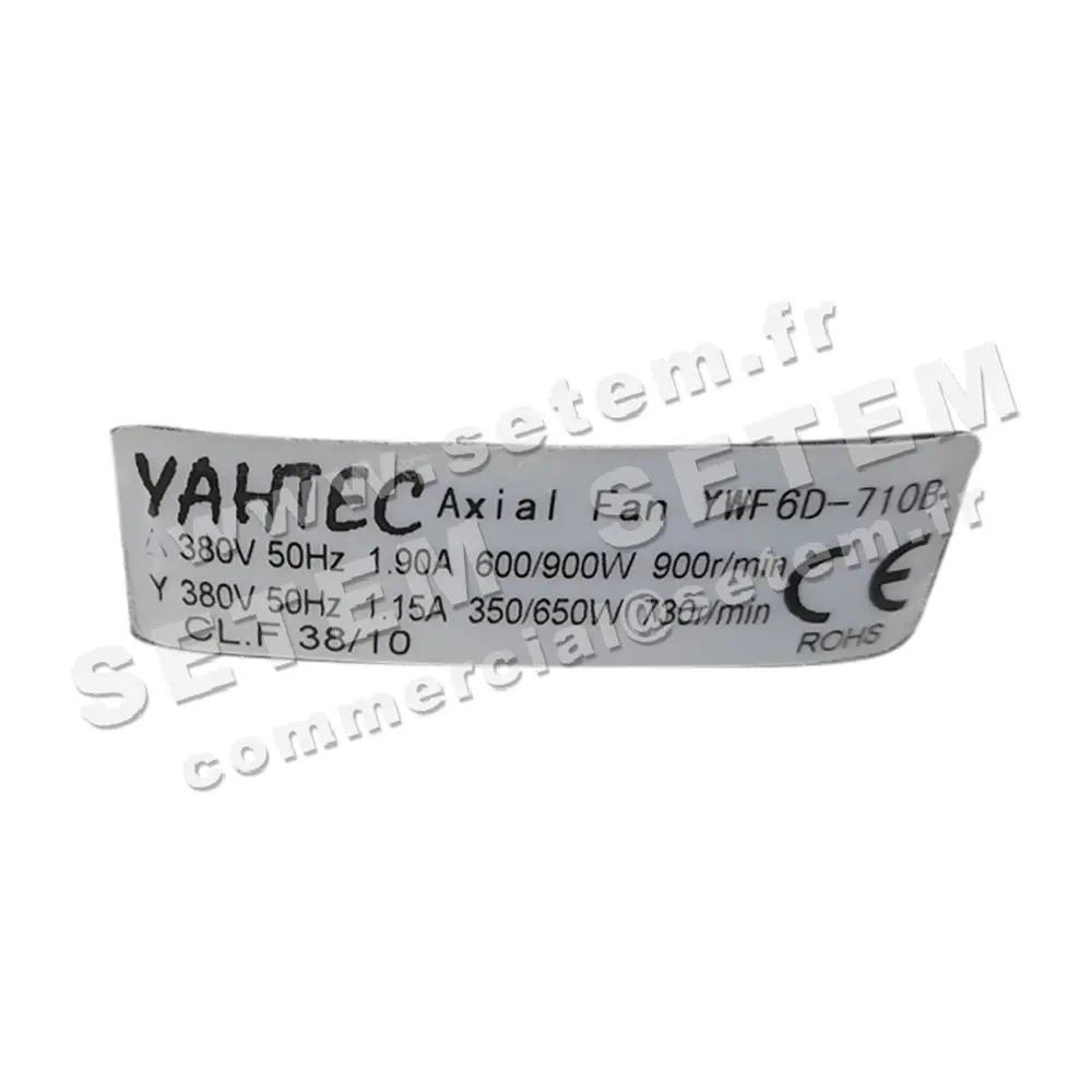 9502001250-VENTILATEUR YAHTEC YWF6D-710B