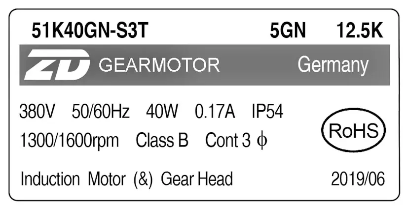 9504001008-MOTOREDUCTEUR 5GN12.5K/5IK40GN.S3T ZD 2