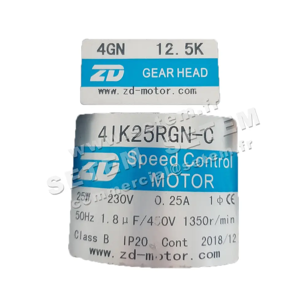 9504002356-MOTOREDUCTEUR ZD 4GN12.5K+4IK25RGN-C 2