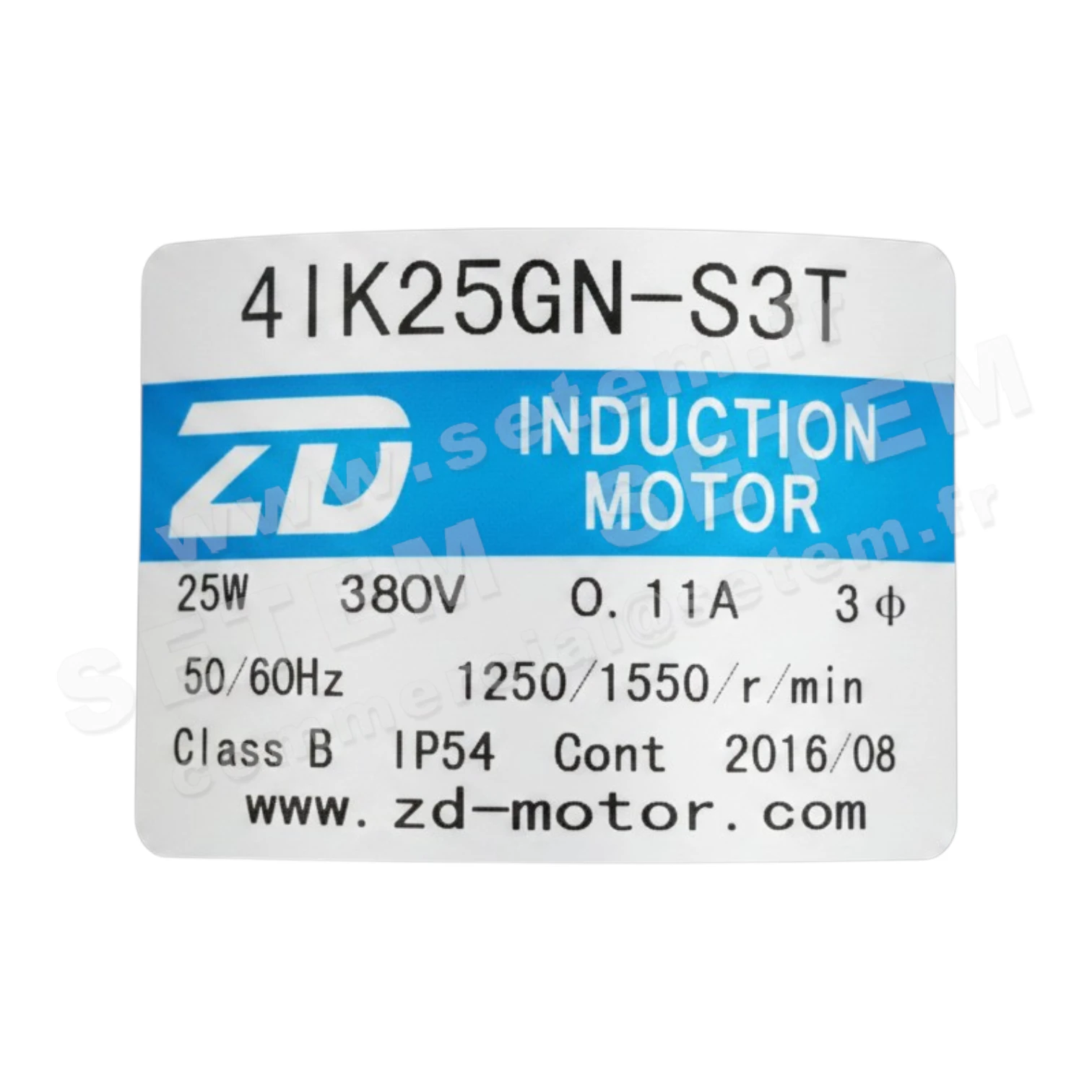 MOTOREDUCTEUR 4GN12.5K+4IK25GN-S3T 2