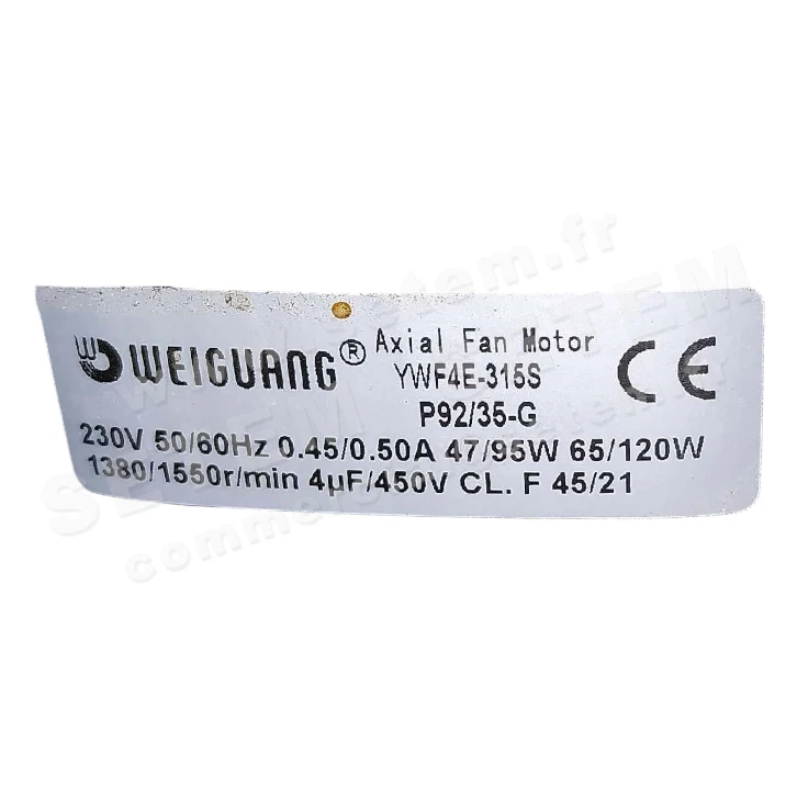 VENTILATEUR YWF4E-315S 2