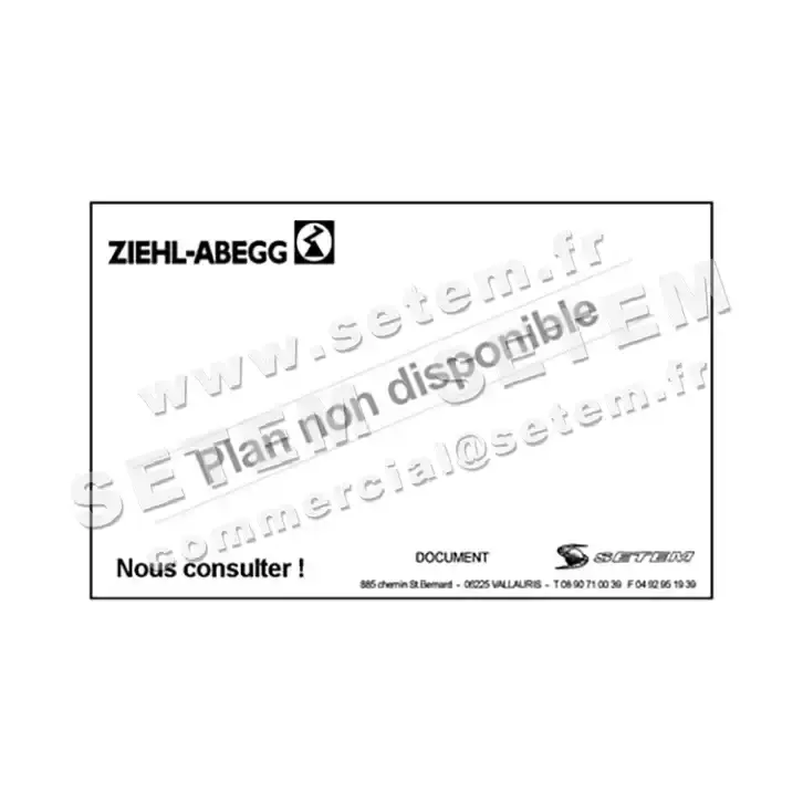 9903000631-VENTILATEUR ZIEHL ABEGG FN063-6EK.4I.V7P1 *167972* 2