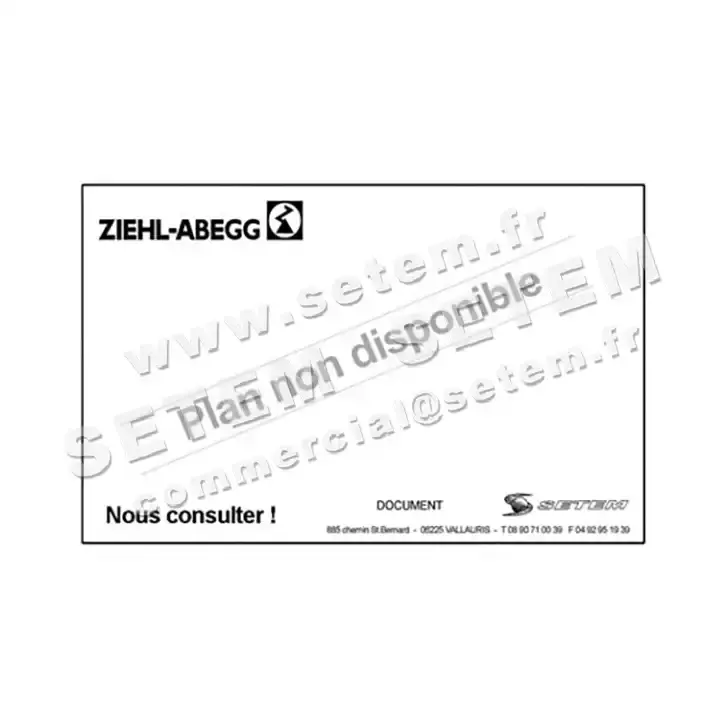 9903000901-VENTILATEUR ZIEHLABEGG QK08A.2EM.50.CH *105644* 2