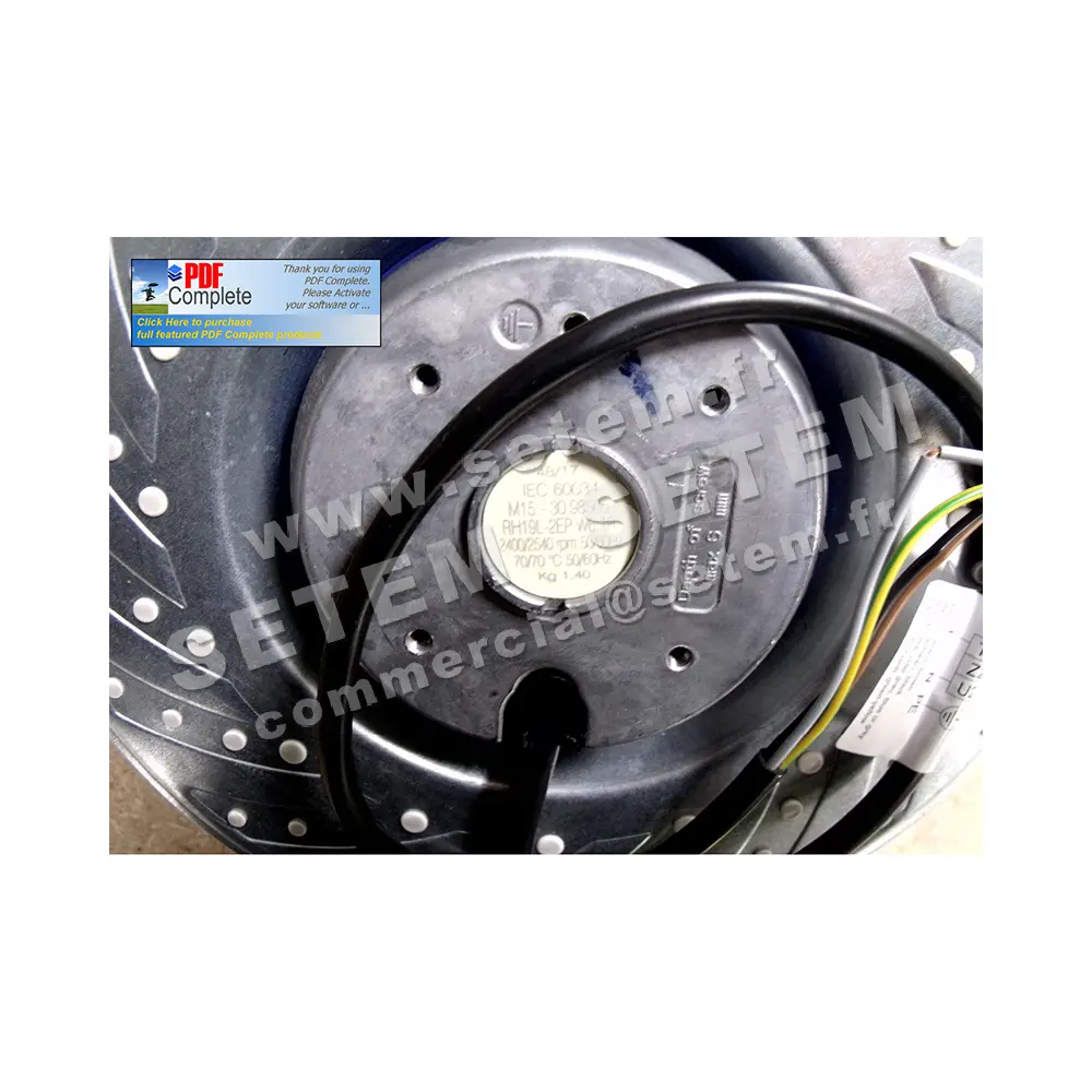 9903001006-MOTOTURBINE ZIEHLABEGG RH19L.2EP.W6.1R *113035/005* 2