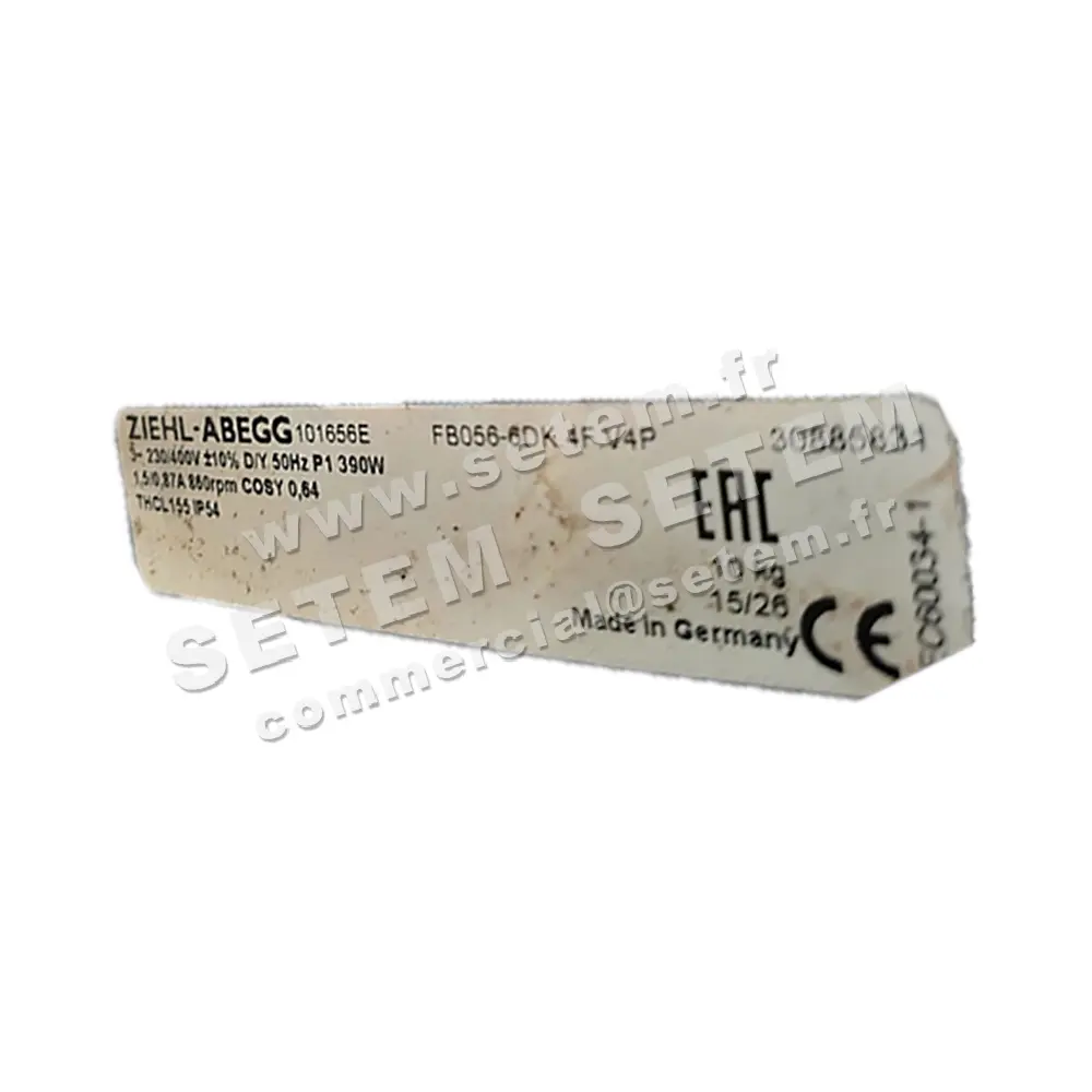 9903002356-MOTOTURBINE ZIEHL ABEGG ER90C-6DN.M7.1R *130541/0141*
