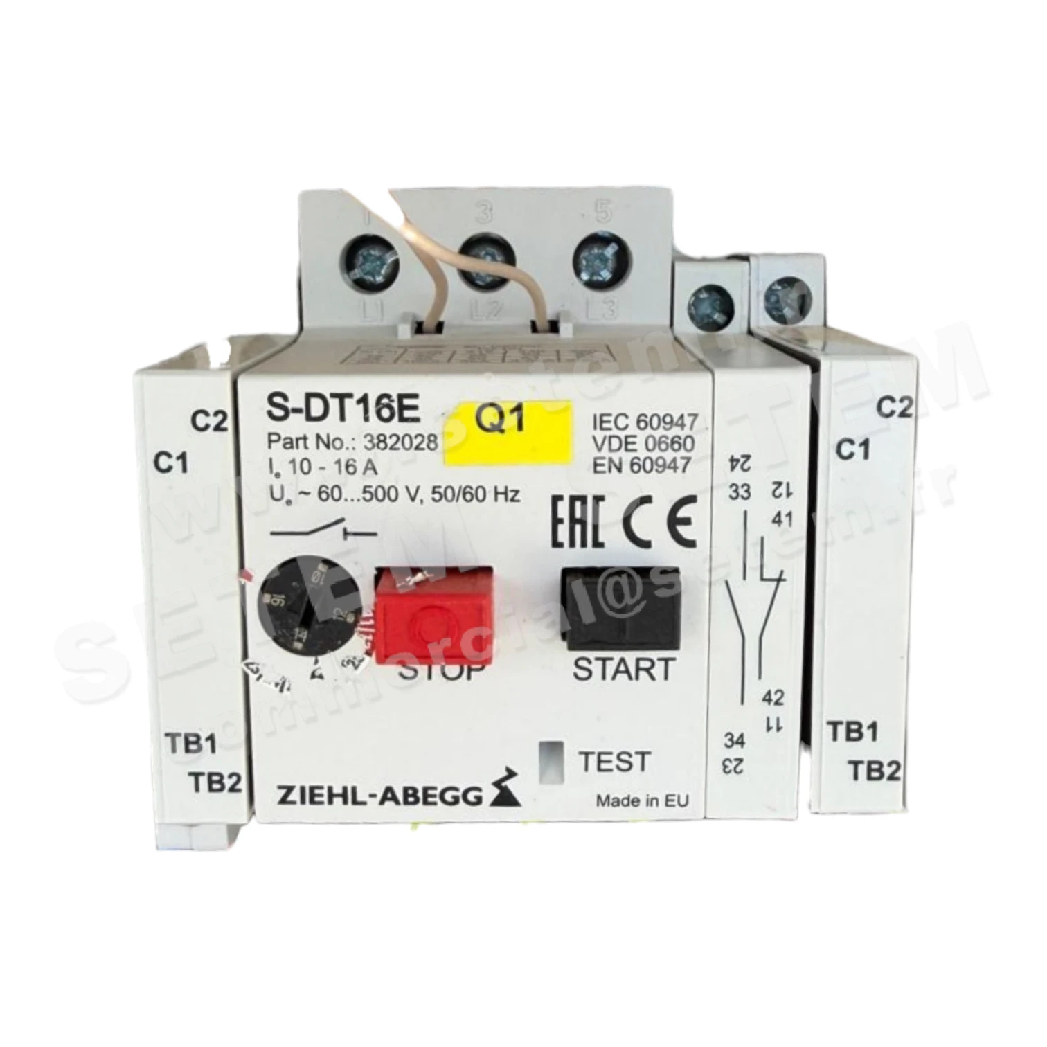9903003911-PROTECTION ZIEHL ABEGG S-DT16E *382028*
