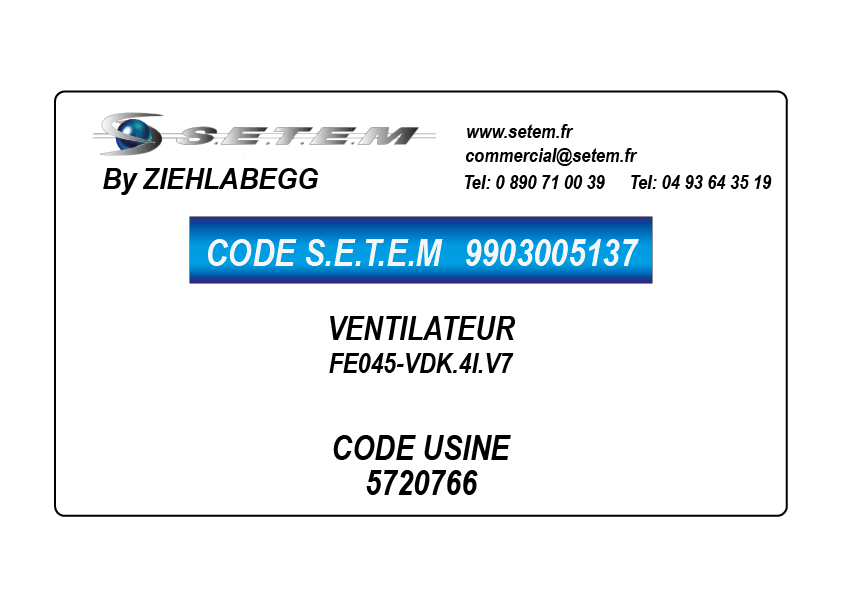 VENTILATEUR FE045-VDK.4I.V7 *5720766*