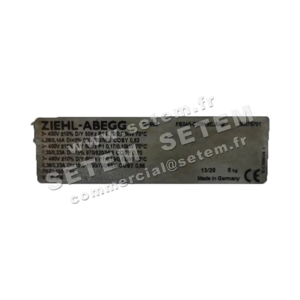 9903005247-VENTILATEUR ZIEHLABEGG FB040.SDW.2C.A4S *160986*