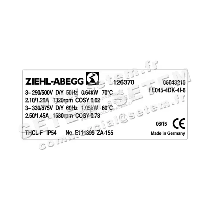 VENTILATEUR FE045-4DK.4I.6 *126370* 2