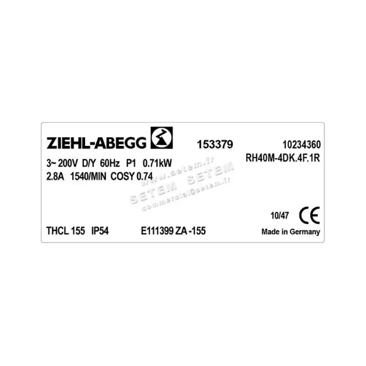 MOTOTURBINE RH40M-4DK.4F.1R *153379* 2