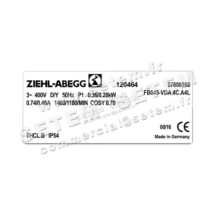 VENTILATEUR FB045-VDA.4C.A4L *120464* 2