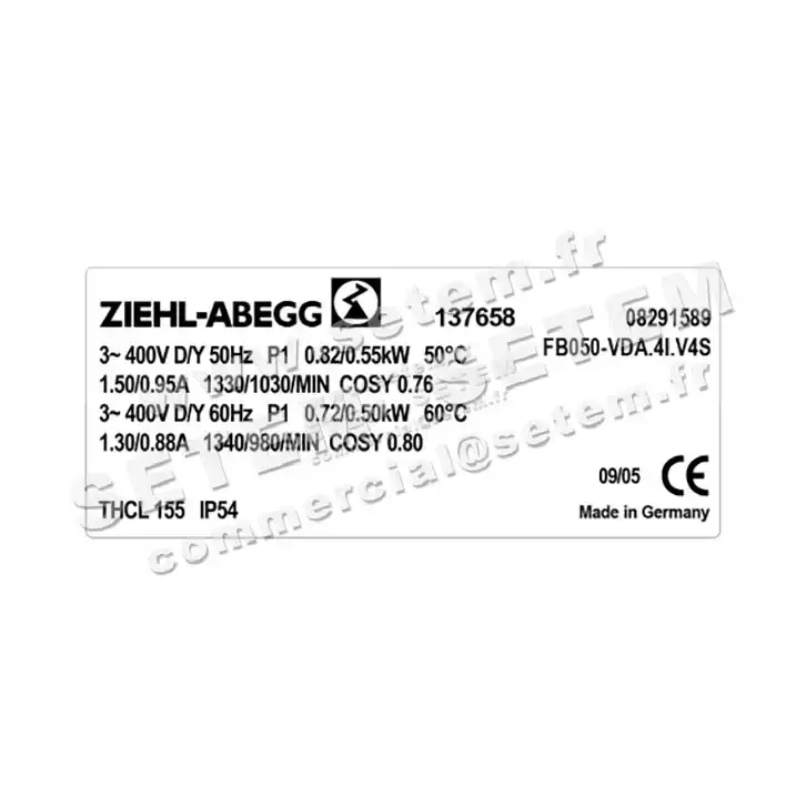 VENTILATEUR FB050-VDA.4I.V4S *137658* 2