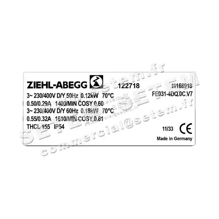 VENTILATEUR FE031-4DQ.0C.V7 *134736* 3