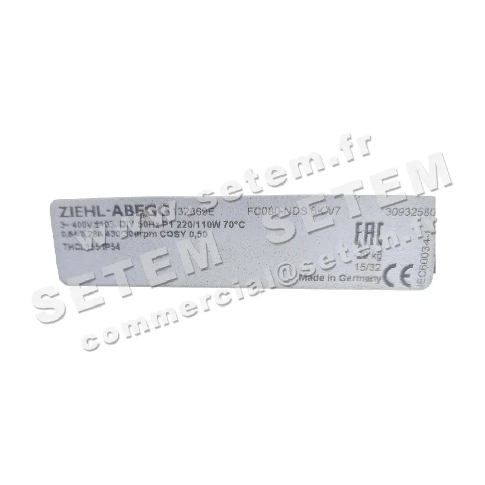9903006257-VENTILATEUR ZIEHLABEGG FC080-NDS.6K.V7 *132869E*
