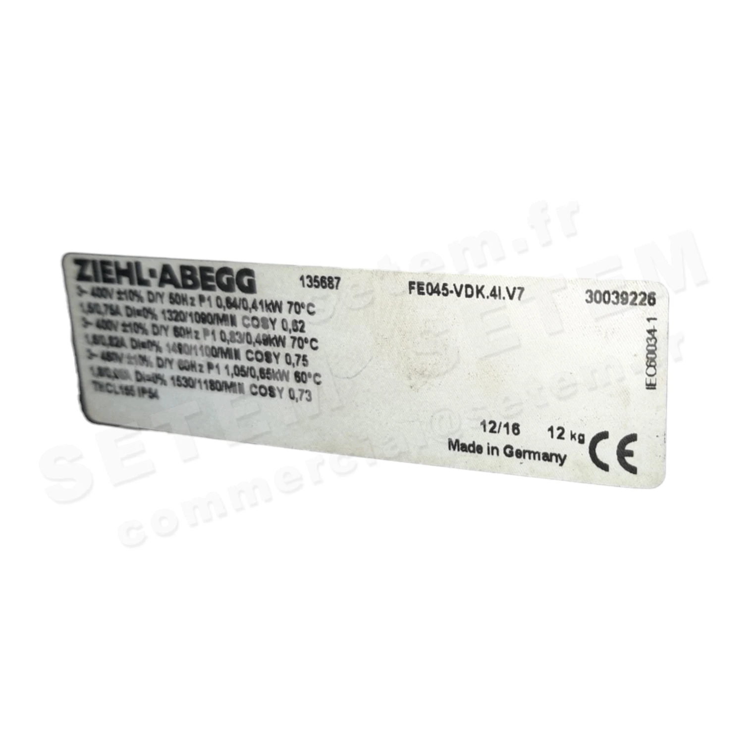 9903009065-VENTILATEUR ZIEHLABEGG FE045.VDK.4F.V7 *135687*