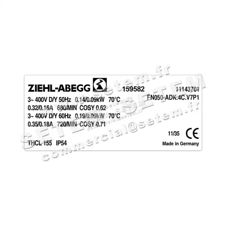 VENTILATEUR FN050-ADK.4C.V7P1 *159582* 2