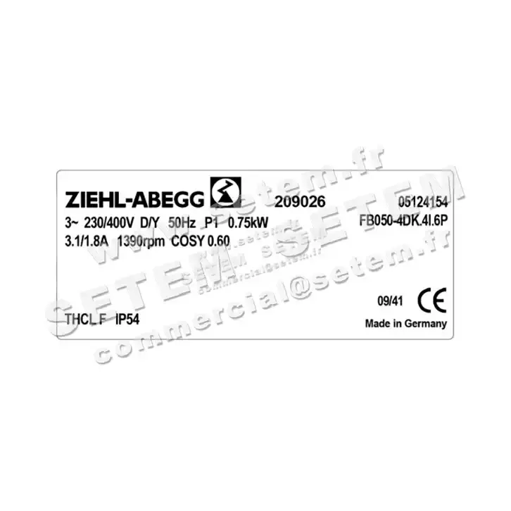 9903009661-VENTILATEUR ZIEHLABEGG FB050.4DK.4I.V4P *209026* 3