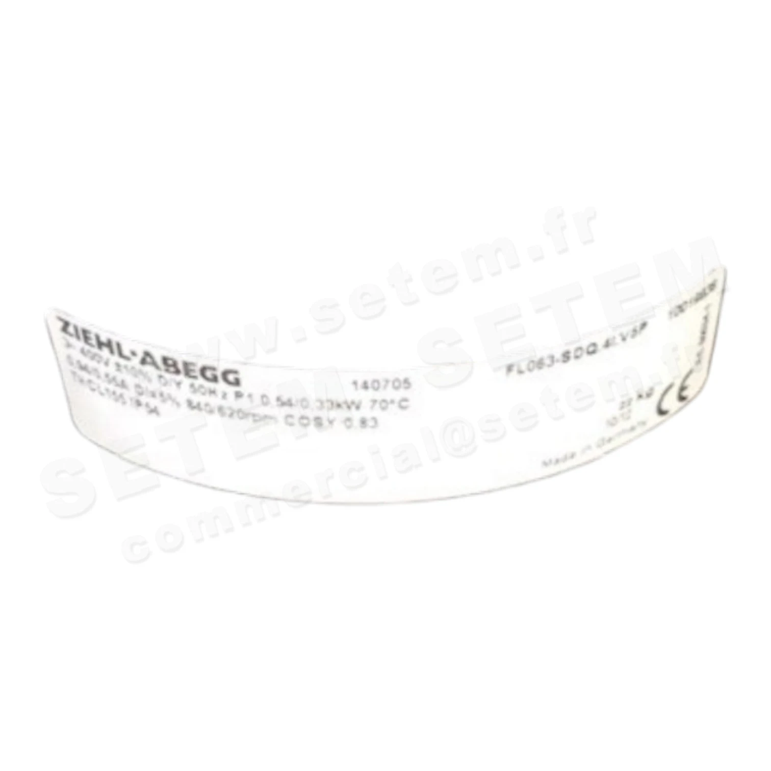 9903009662-VENTILATEUR ZIEHLABEGG FL063-SDQ.4I.V5P *140705*