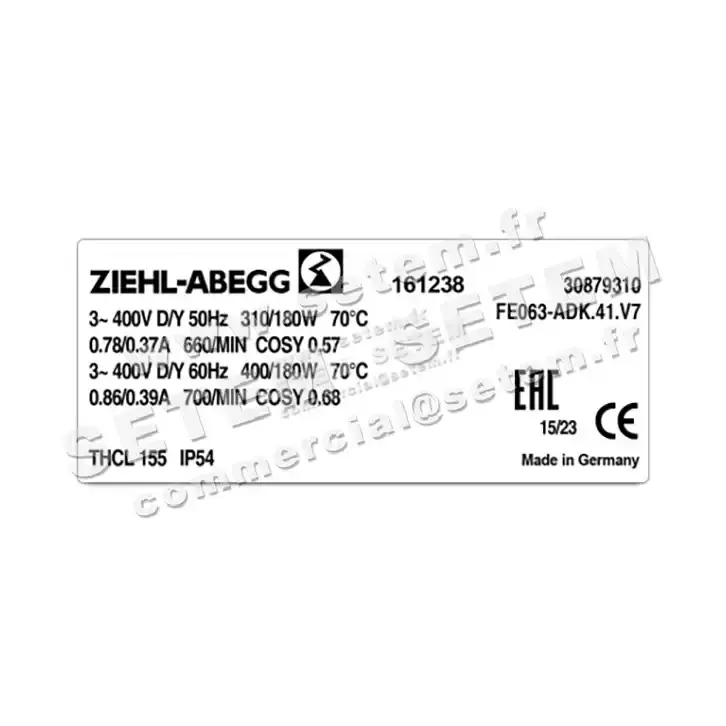 VENTILATEUR FN063-ADK.4I.V7P1 *161238* 2