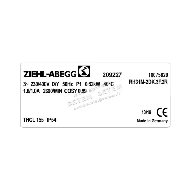 MOTOTURBINE RH31M-2DK.3F.2R *209227* 2